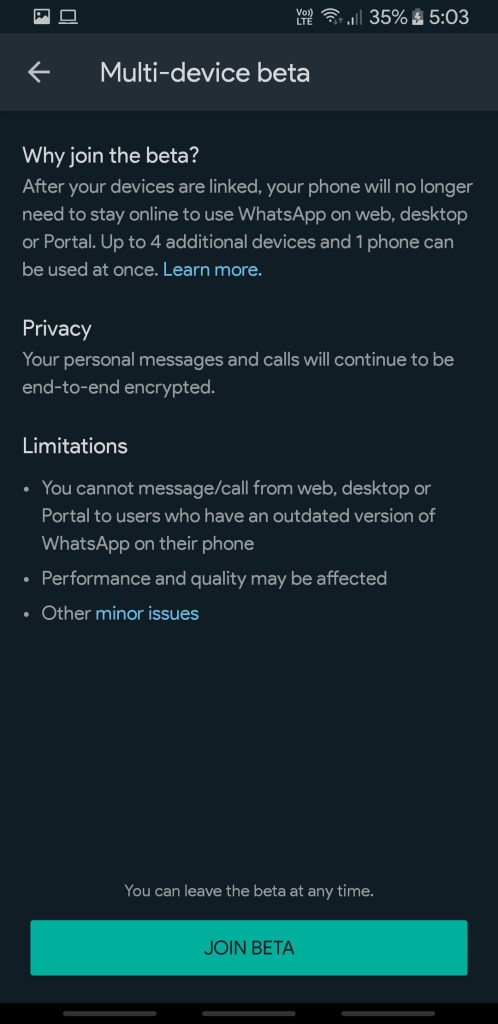 تحميل WhatsApp v2.21.15.4 APK: شرح تشغيل واتساب على أكثر من جهاز في آنٍ واحد! 7 واتساب
