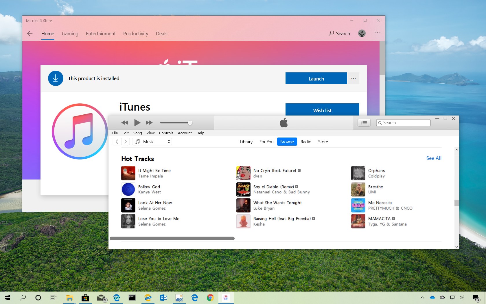تحميل iTunes 2025: نقل الملفات من وإلى الآيفون وتثبيت تحديثات النظام الرسمية 8 Go to the iTunes Store