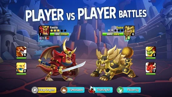 تحميل لعبة دراغون سيتي Dragon City APK المعارك القصيرة التي سحرت العقول! 6 Dragon City