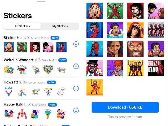 تحميل ملصقات لاكاسا دي بابيل للواتساب "مسلسل Money Hiest" مع شرح التثبيت! 8 Get Money Heist Stickers 03