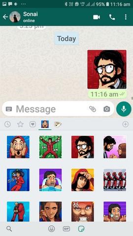 تحميل ملصقات لاكاسا دي بابيل للواتساب "مسلسل Money Hiest" مع شرح التثبيت! 12 Get Money Heist WhatsApp Stickers Android 04