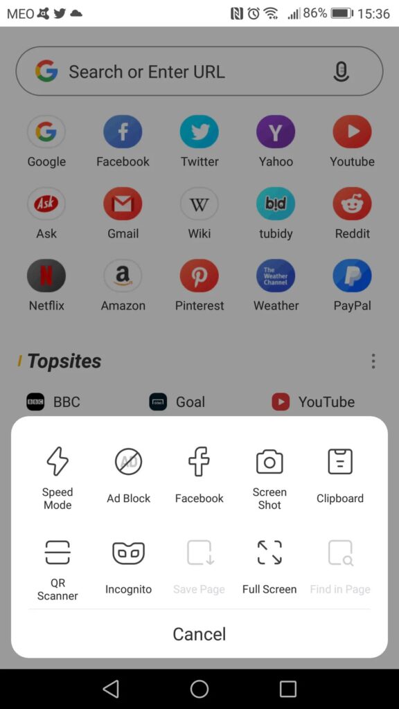 تحميل متصفح يوسي UC Turbo 2024 تصفح الإنترنت على الكمبيوتر والموبايل! 10 متصفح UC Browser