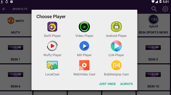 تحميل سويفت ستريمز Swift Streamz APK مشاهدة قنوات التلفزيون الآن! 6 Swift Streamz