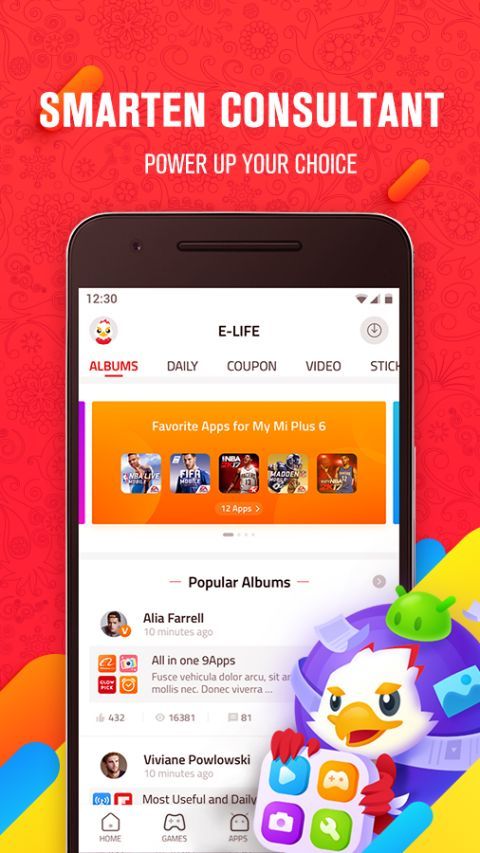 تحميل متجر 2025 9Apps v4.1.8.0 تنزيل تطبيقات وألعاب الاندرويد مجانًا! 9 9Apps Smart App Store 02