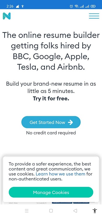تحميل NovoResume .APK 1.0.6 شرح عمل سيرة ذاتية "CV" من الموبايل! 6 برنامج novoresume