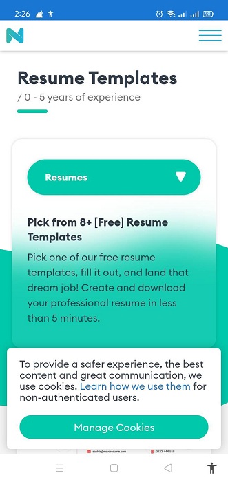 تحميل NovoResume .APK 1.0.6 شرح عمل سيرة ذاتية "CV" من الموبايل! 7 تنزيل برنامج novoresume