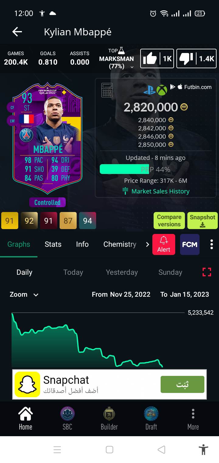 تحميل فوت بين "2023" FUTBIN 23 .APK 10.16 أنت على القمة في لعبة فيفا! 8 تنزيل futbin
