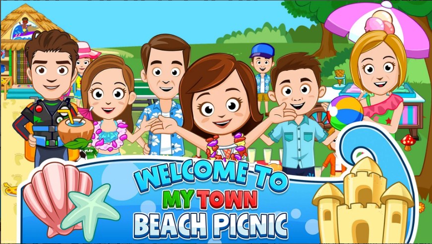 تحميل My Town: Beach Picnic .APK 7.00.16 "ماي تاون الشاطئ" إجازة صيفية سعيدة! 6 لعبة My Town : Beach Picnic