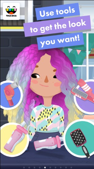 تحميل Toca Hair Salon 3 APK صالون توكا اختر الشخصية وصفف شعرها! 6 لعبة Toca Hair Salon 3