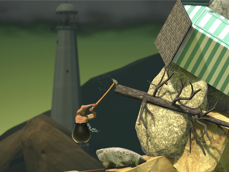 تحميل Getting Over It APK جيتينغ اوفر ات تسلّق الجبل بالمطرقة والوعاء! 6 لعبة Getting Over It