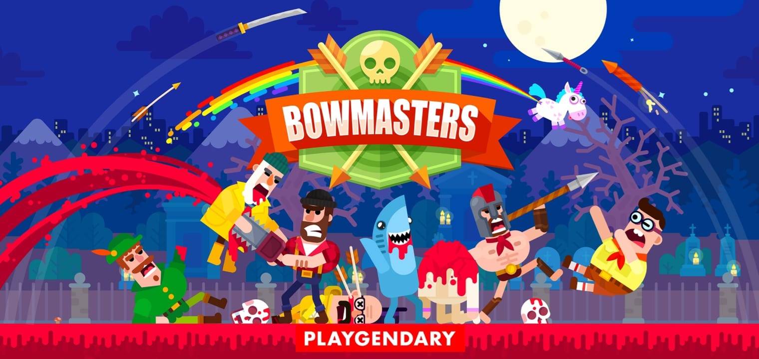 تحميل Bowmasters .APK 5.0.17 "بو ماسترز موبايل 2023" هي أم أنجري بيردز؟ 6 لعبة Bowmasters