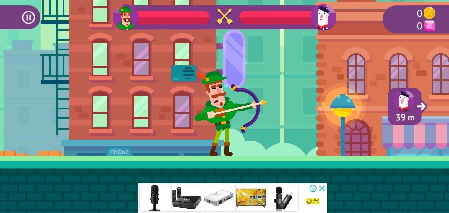 تحميل Bowmasters .APK 5.0.17 "بو ماسترز موبايل 2023" هي أم أنجري بيردز؟ 7 تنزيل لعبة Bowmasters