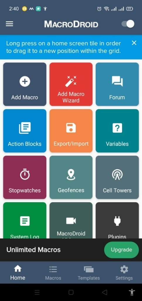 تحميل MacroDroid Pro .APK 5.38 "ماكرو درويد 2023" إدارة المهام بتلقائية وسرعة! 7 تنزيل برنامج MacroDroid Pro
