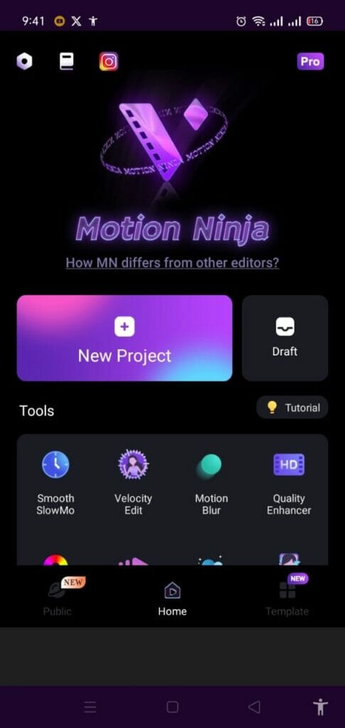 تحميل تطبيق موشن نينجا Motion Ninja .APK 4.1.4 المونتاج بسهولة لكل المنصات! 8 تطبيق Motion Ninja
