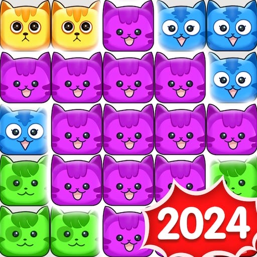 تحميل لعبة PopCat .APK 2.5.7 "بوب كات 2023" منافسة كاندي كراش 5 popcat