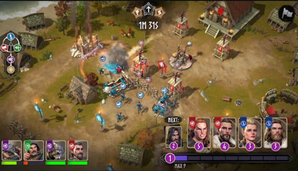 تحميل Vikings: Valhalla .APK 0.3 "نتفليكس فايكينغز فالهالا" استراتيجية الأبطال! 7 تنزيل لعبة Vikings: Valhalla