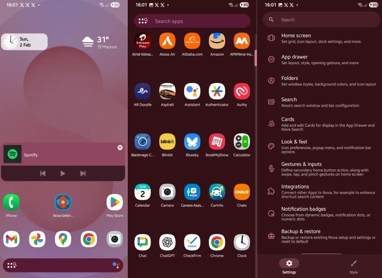 أفضل 6 تطبيقات لانشر Launcher للاندرويد في 2025 5 برنامج تشغيل واجهة الأندرويد